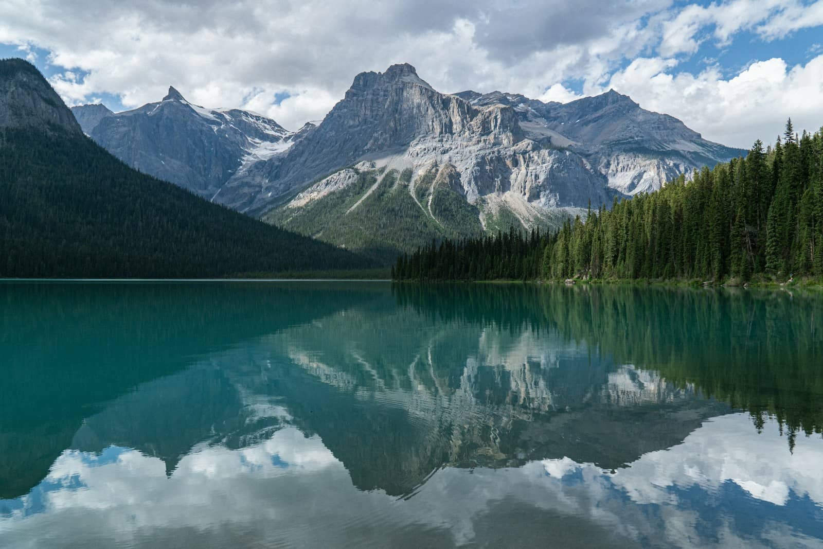 Avalanche Lake's emerald water