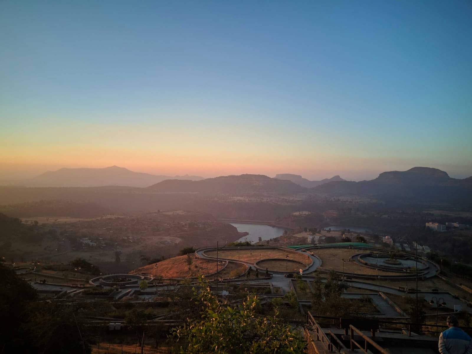 Sunrise view from Doddabetta Peak