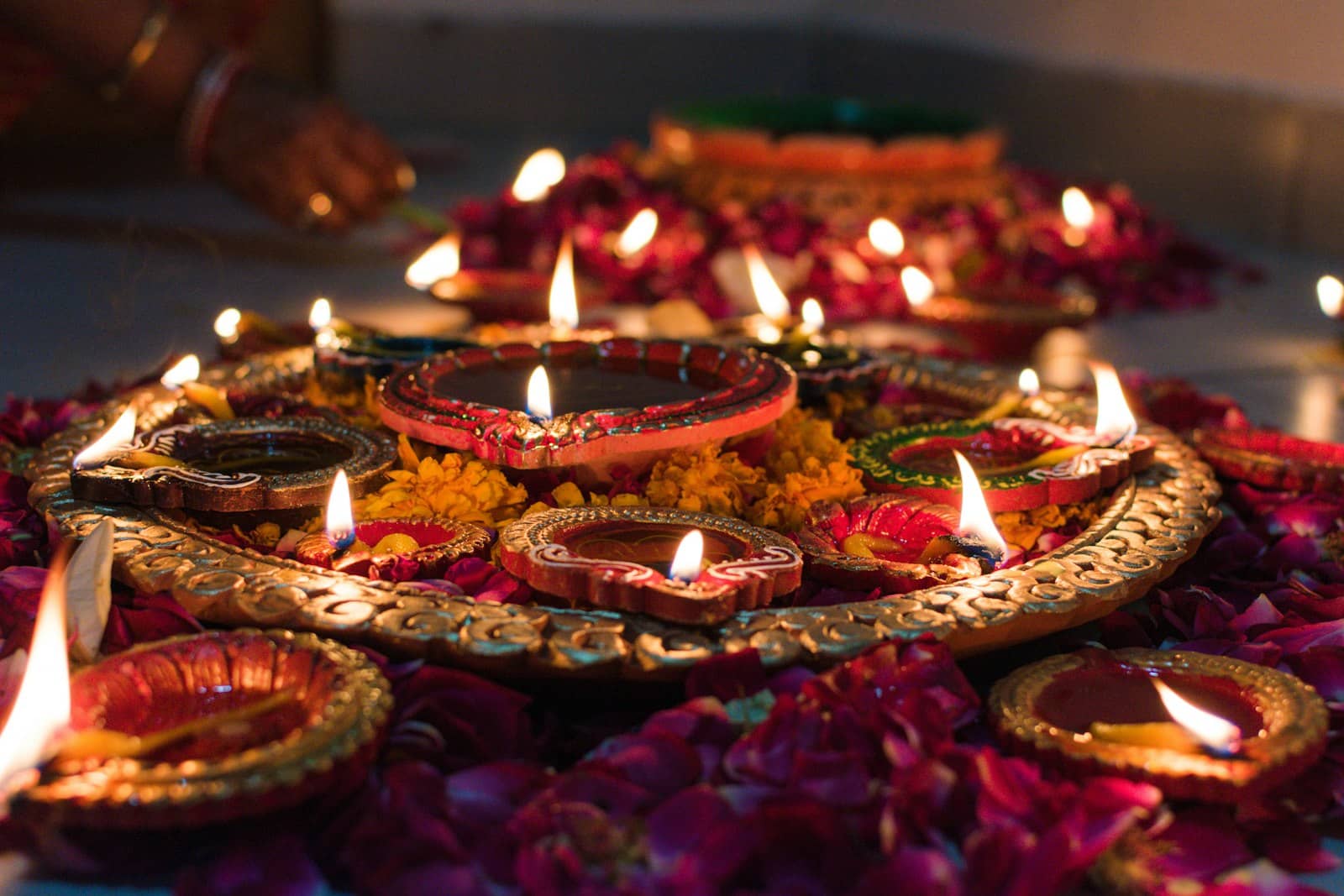 Diwali lights celebration