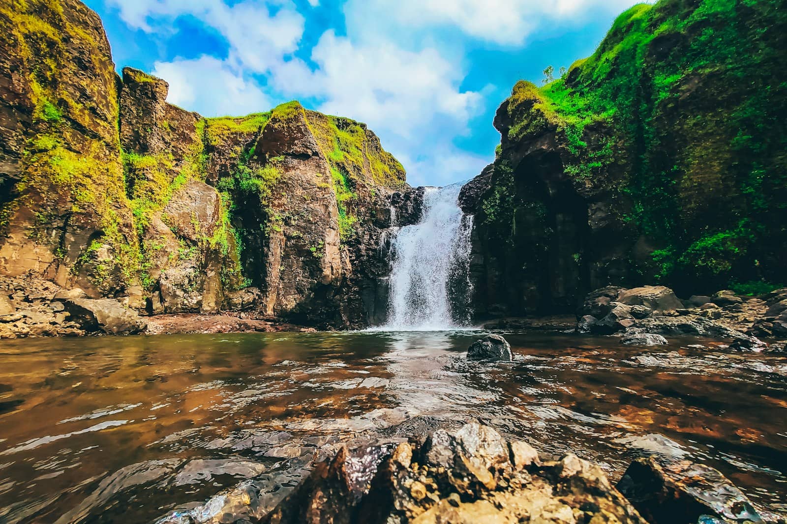 Pykara Falls in full flow