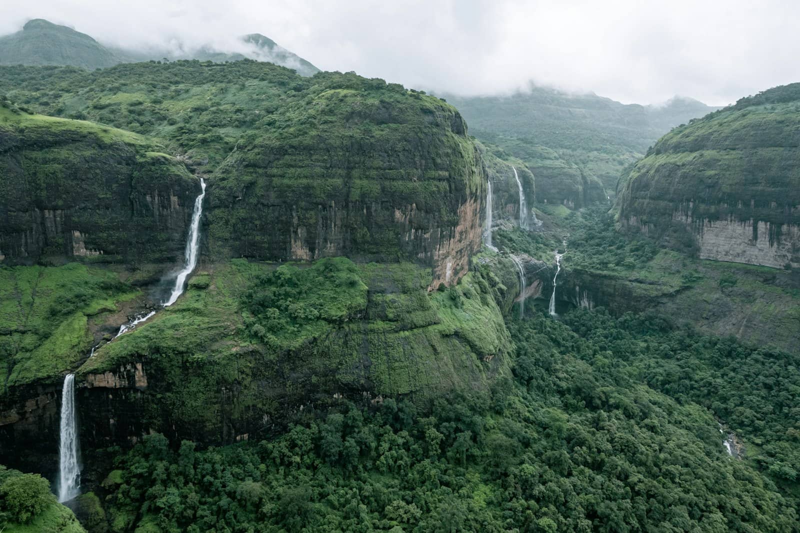 A forest waterfall in the Western Ghats